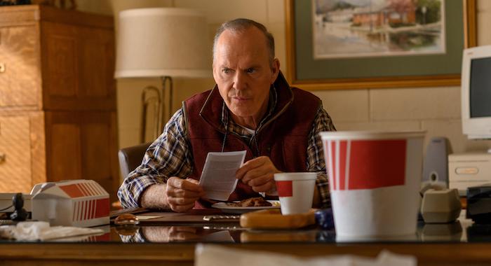 Dopesick a rural doctor Dr. Samuel Finnix (Michael Keaton) (Photo by: Antony Platt/Hulu)