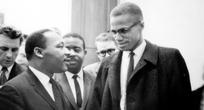 Martin Luther King, Jr. and Malcolm X in 1964