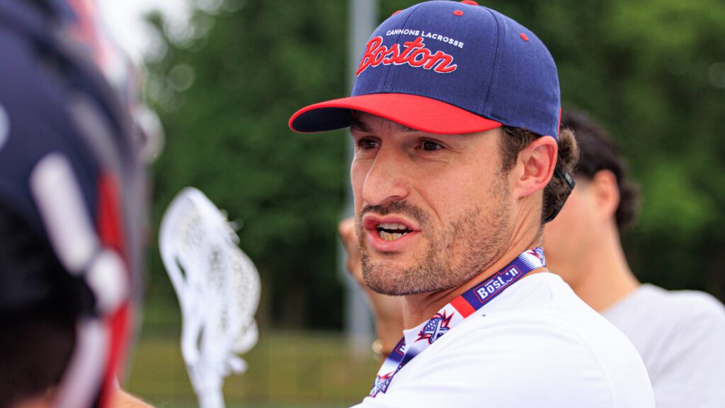 Boston Cannons defensive coordinator Kyle Hartzell