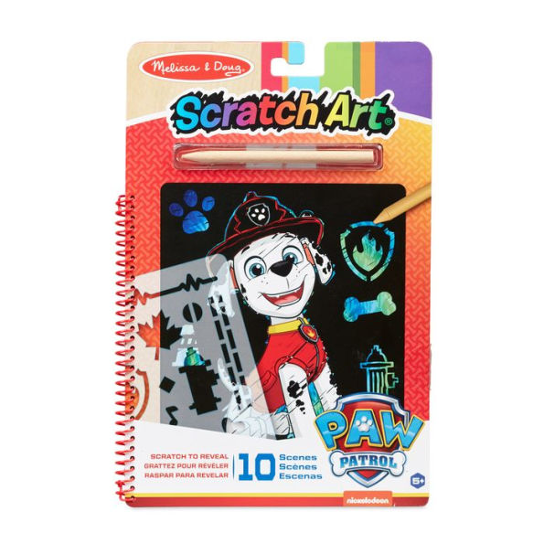 Paw Patrol Scratch Art Pad - Marshall