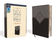 Title: NIV, Premium Gift Bible, Leathersoft, Black/Gray, Red Letter, Comfort Print: The Perfect Bible for Any Gift-Giving Occasion, Author: Zondervan