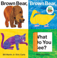 Title: Brown Bear, Brown Bear, What Do You See? Slide and Find, Author: Bill Martin Jr