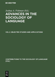 Title: Selected Studies and Applications, Author: Joshua A. Fishman