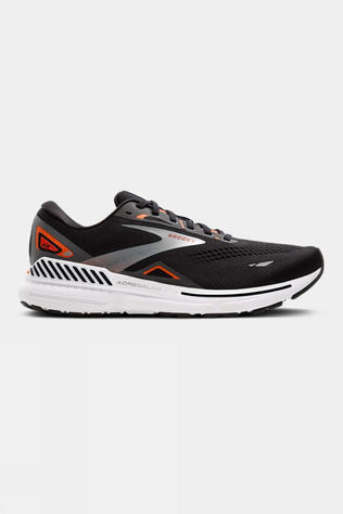 Brooks Mens Adrenaline GTS 23 Shoes Black/Mandarin Red/Blue