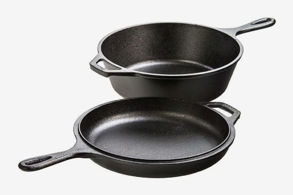 Lodge Cast-Iron Combo (3-Qt. Cooker and Skillet)