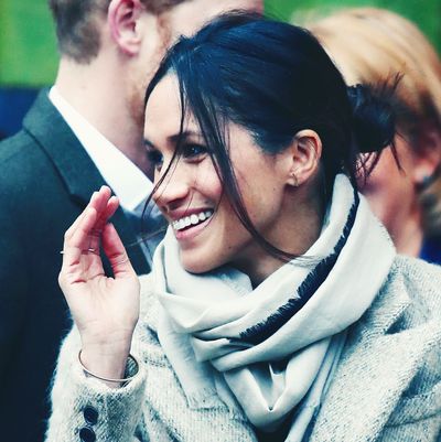 Meghan Markle and her hair bun.