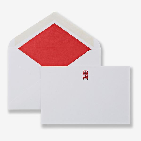 Smythson London Bus Correspondence Cards