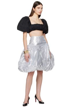 Nicklas Skovgaard Silver Candy Midi Skirt