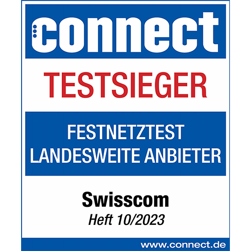 Award Connect Festnetz Testsieger 2023