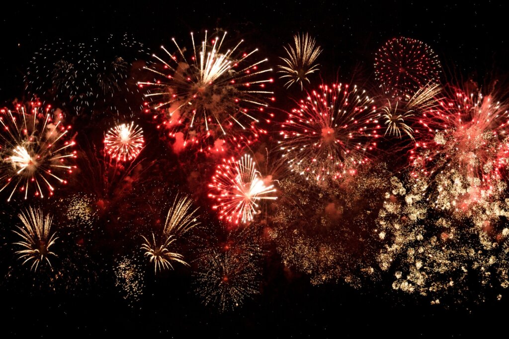 fireworks display