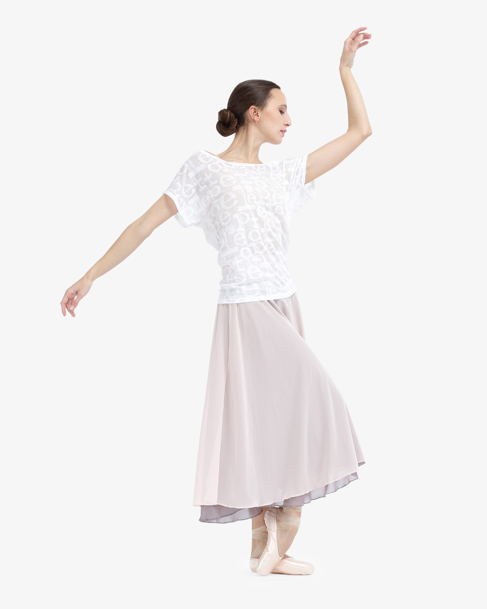 T-shirt transparence Repetto Blanc