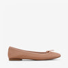 Ballerines Cendrillon cuir Nude oeillet