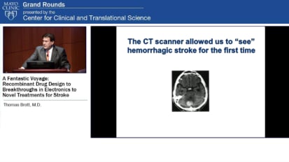 Grand Rounds — A Fantastic Voyage: Recombinant Drug Design to Breakthroughs in Electronics to Novel Treatments for Stroke