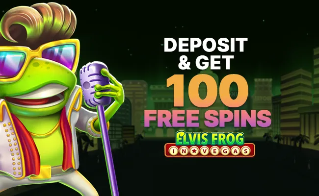 Deposit & Get 100 Free Spins 🐸