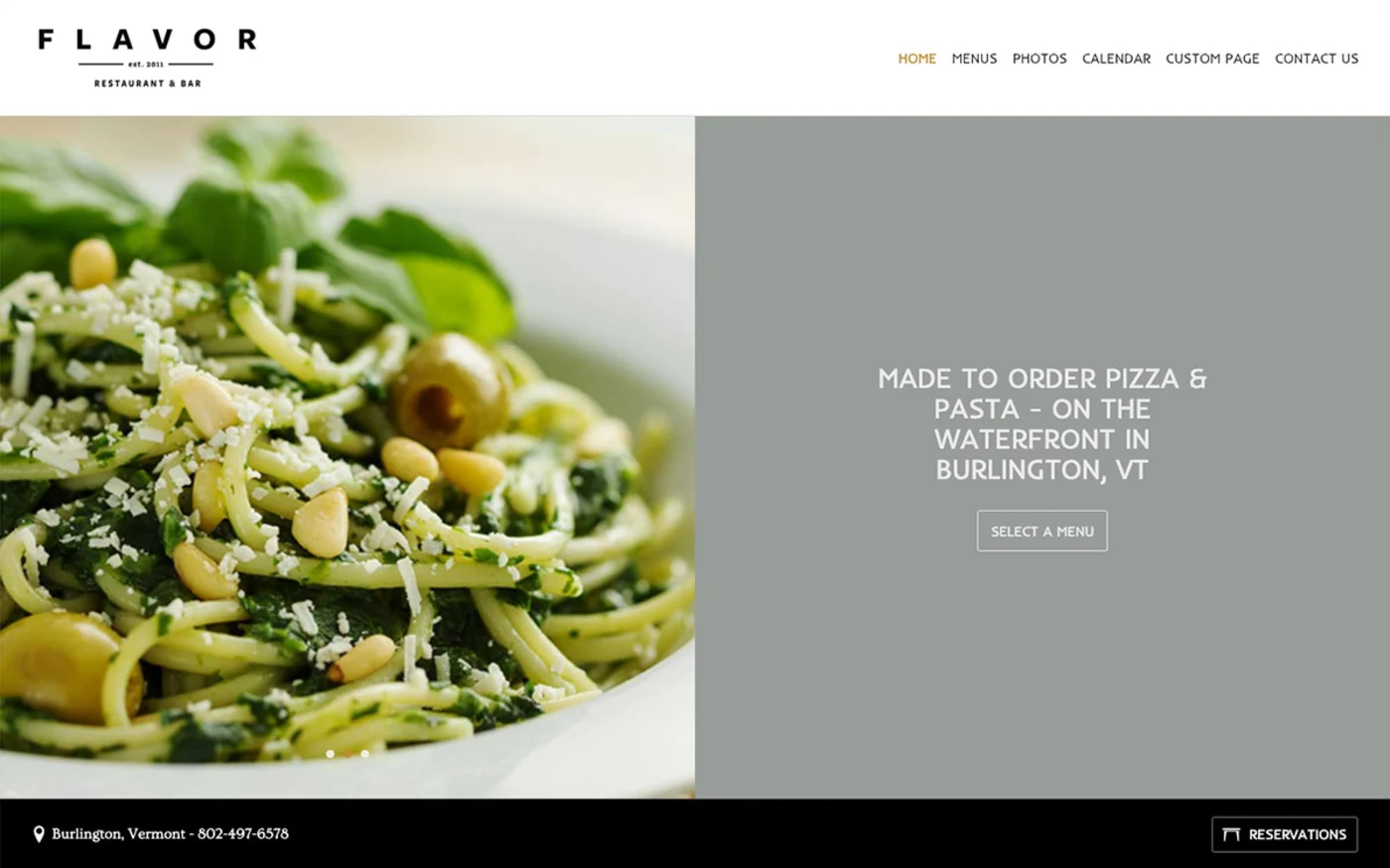 Mise En Place template screenshot