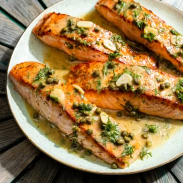 Salmon Piccata