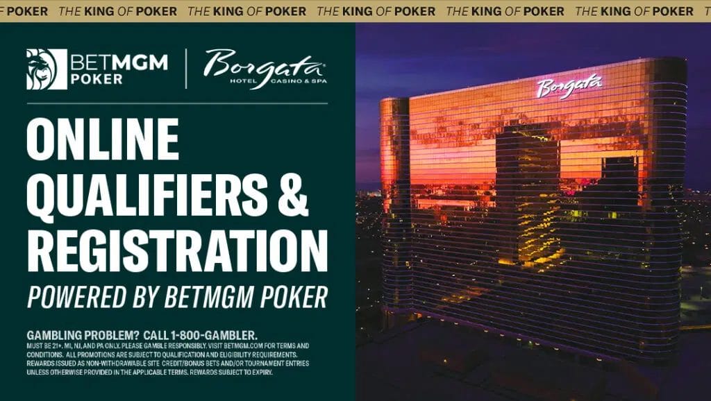 Borgata Spring Poker Open Qualifiers Flyer