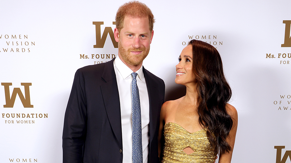 Prince Harry, Duke of Sussex and Meghan, The Duchess of Sussex attend the Ms. Foundation Women of Vision Awards: Celebrating Generations of Progress & Power at Ziegfeld Ballroom on May 16, 2023 in New York City