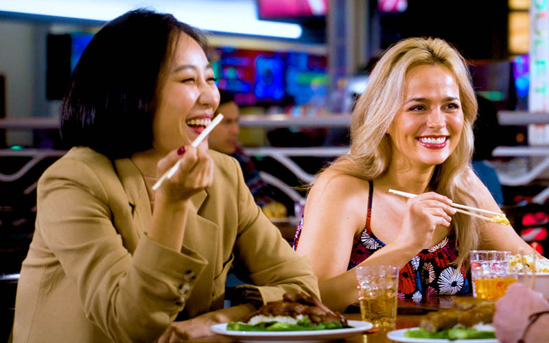 People dining at Good Friends Noodle House.