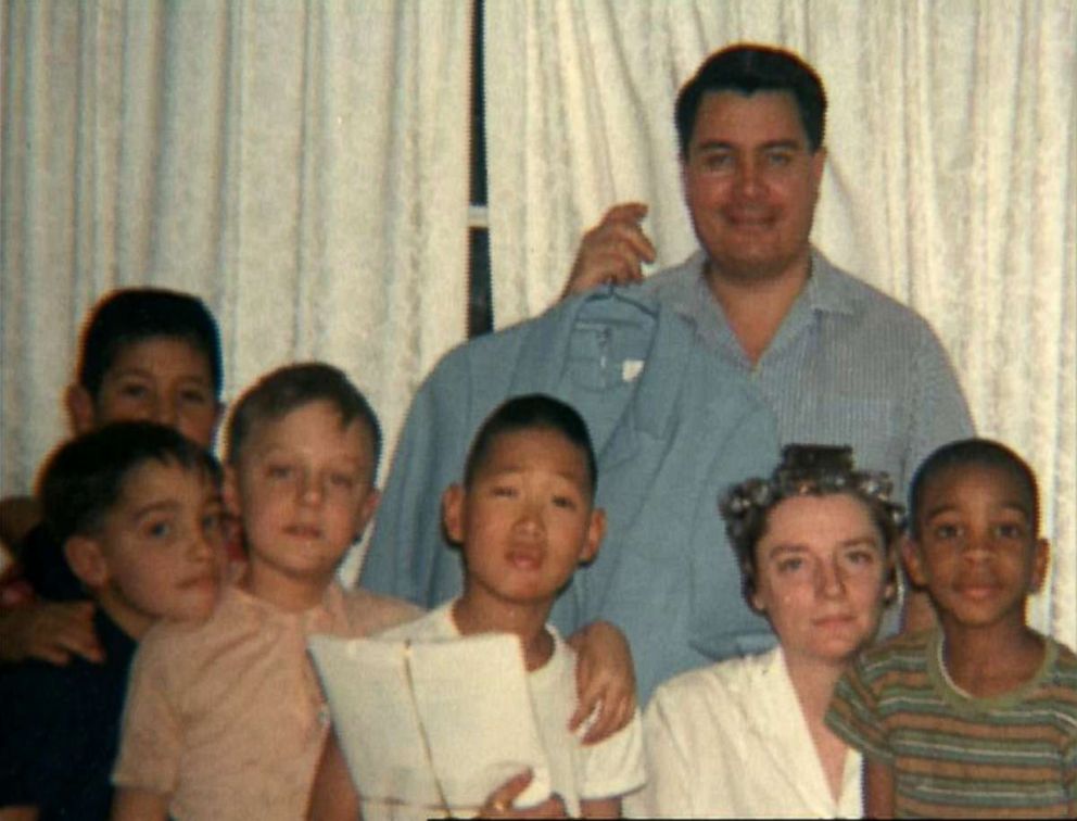 PHOTO: Peoples Temple leader Jim Jones is pictured with his wife and their children.