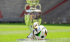 Munich, Bavaria, Germany - 13 May 2024: Themed picture Football EURO 2024: Henri Delaunay Cup of UEFA EURO, EM, Europame