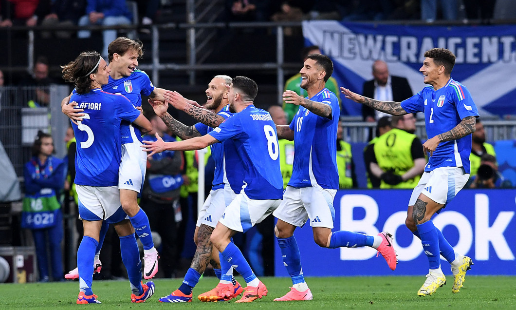 Fußball UEFA EURO, EM, Europameisterschaft,Fussball 2024 Gruppenphase 1. Spieltag Italien - Albanien am 15.06.2024 im BV