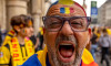 Romania v Netherlands UEFA EURO, EM, Europameisterschaft,Fussball 2024 Round of 16 Romanian fan in the city centre of Mu