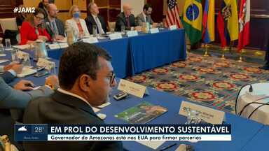 Governador do AM busca parcerias nos EUA em prol do desenvolvimento sustentável - Governador do AM busca parcerias nos EUA em prol do desenvolvimento sustentável