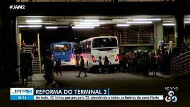 Terminal 3 passará por reforma com previsão de entrega em 90 dias, diz prefeitura - Terminal 3 passará por reforma com previsão de entrega em 90 dias, diz prefeitura