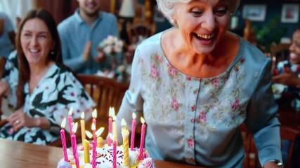 Aniversariante sopra velas, mas o fogo não apaga