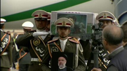 Funeral de presidente do Irã morto após queda de helicóptero começa nesta terça