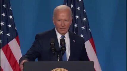 Biden confunde Kamala Harris com Trump ao se referir à vice-presidente