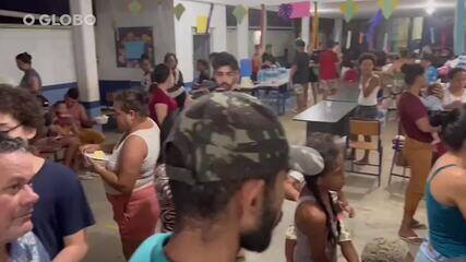 Escola ilhada: mais de 300 pessoas buscam abrigo em Barra do Sahy