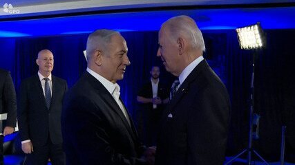 Biden se reúne com primeiro-ministro Benjamin Netanyahu em Israel