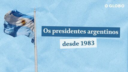 Os presidentes argentinos desde 1983