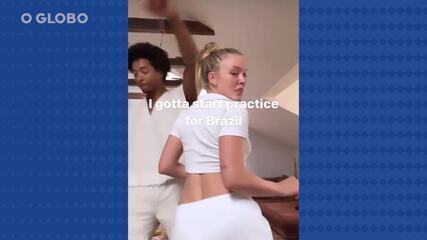 Zara Larsson dança funk em 'treino' para o Brasil