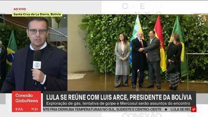 Lula se reúne com o presidente Luís Arce 12 dias após tentativa de golpe na Bolívia