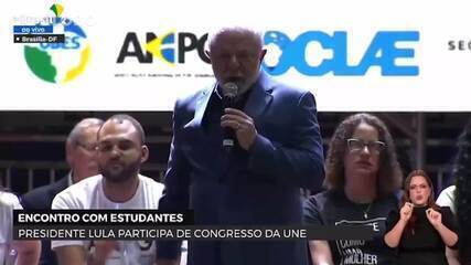 Sem citar Bolsonaro, Lula diz que estudantes 'conheceram o nazismo e o fascismo'