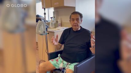 Fausto Silva aparece em vídeo agradecendo carinho do público: 'Completamente recuperado'