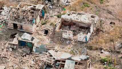 Imagens aéreas mostram destruição após recaptura de Robotyne, no sul da Ucrânia