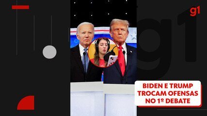 Biden e Trump trocam ofensas em 1º debate presidencial