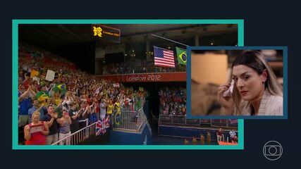 Rosamaria chora ao rever Ouro do Brasil nas Olimpíadas de 2012
