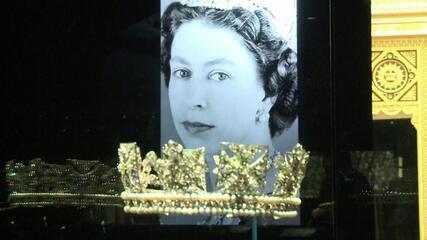 Exposição de joias celebra Jubileu de Diamante da rainha Elizabeth II
