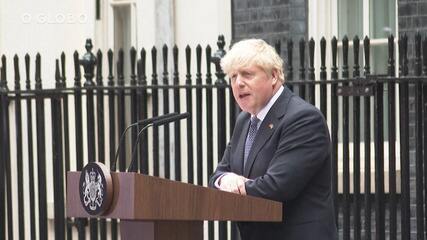 'Estou triste por desistir do melhor emprego do mundo', diz Boris Johnson