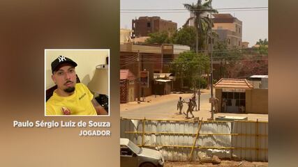 Jogador brasileiro no Sudão relata tensão em meio a conflito