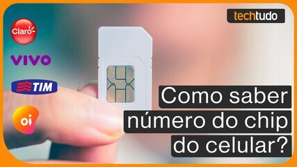 Como descobrir o número do chip do celular?