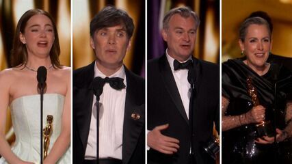 Veja o momento do anúncio dos principais vencedores do Oscar