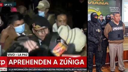 Veja imagens do momento da prisão e apresentação de general que tentou golpe na Bolívia