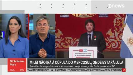 Milei não irá à Cúpula do Mercosul, onde estará Lula