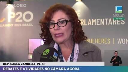 Zambelli chama Benedita da Silva de 'Chica' em entrevista à TV Câmara